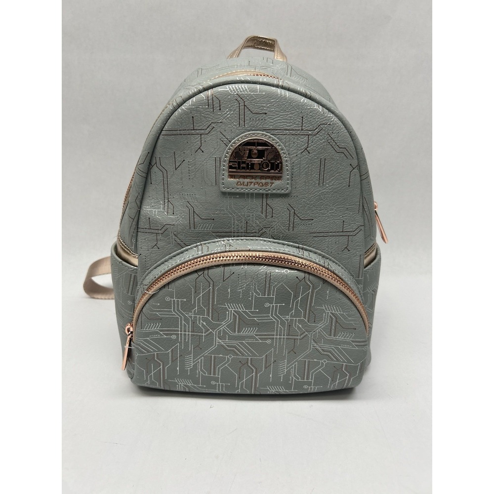 Disney Parks R2-D2 Star Wars Galaxy's Edge Black Spire Outpost Purse Backpack